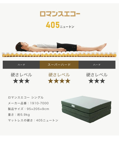 ロマンス小杉 ロマンスエコー スーパーハードタイプ セミダブルサイズ
