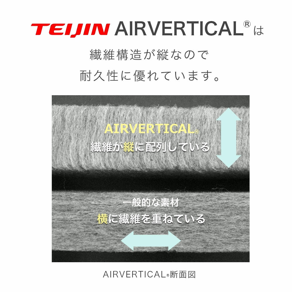 テイジン エアーバーティカル AIRVERTICAL 軽量敷布団 シングルサイズ