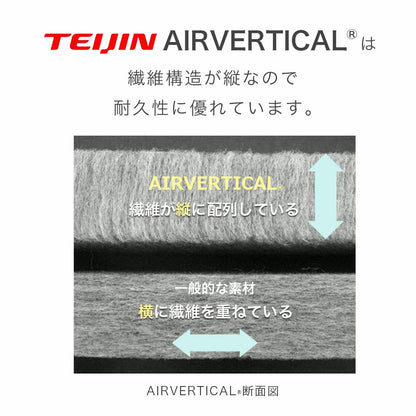 テイジン エアーバーティカル AIRVERTICAL 軽量敷布団 シングルサイズ
